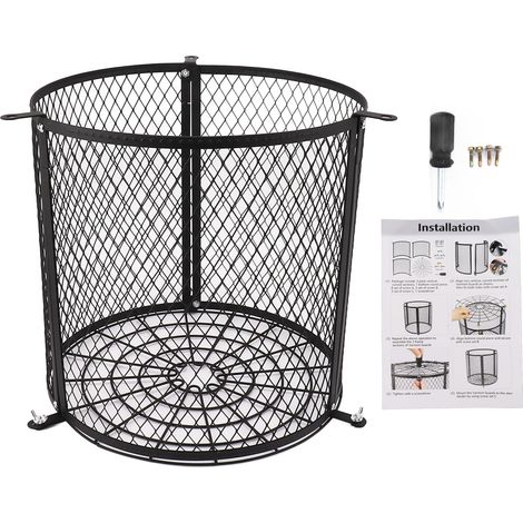 Cage de Protection Résistante aux Intempéries pour Nourrisseur à Cerfs, Fermeture Rapide (1/5)