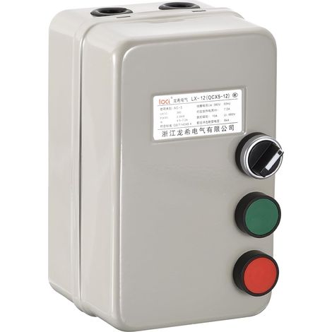 Magnetic Starter for Electric Motor 380V 2.2Kw 3HP Three Phase Motor Start Magnetic Switch for Air Compressor (1/5)