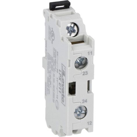 Elemento di contatto doppio 1NA+1NC 250V 10A Platinum Lovato LPXC11