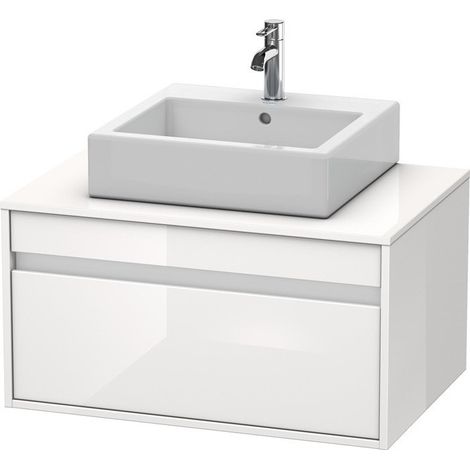 Meuble sous-vasque KETHO 550x800x426mm blanc brillant