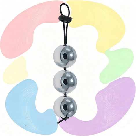 Le Modèle De Trois Boules Convient à L'Entraînement Intérieur en Utilisant Une Bague De Fitness De Boule De Poids, avec 2 Tailles Différentes à Choisir, Cadeau De Couple - D5 (1/3)