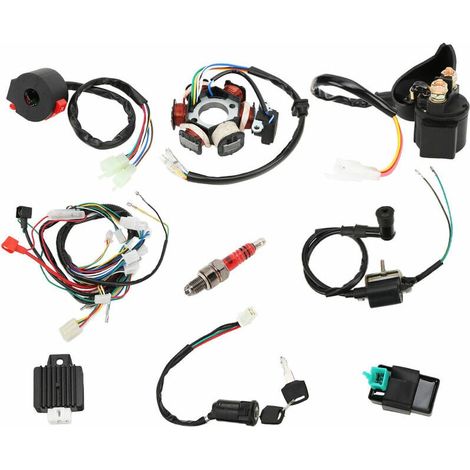 Faisceau De Cblage Cdi - Pour Quad Atv Dirt Bike Go Kart 50cc 70cc 90cc 110cc 125cc - Kit De Remplacement D'Allumage - 1 Pièce