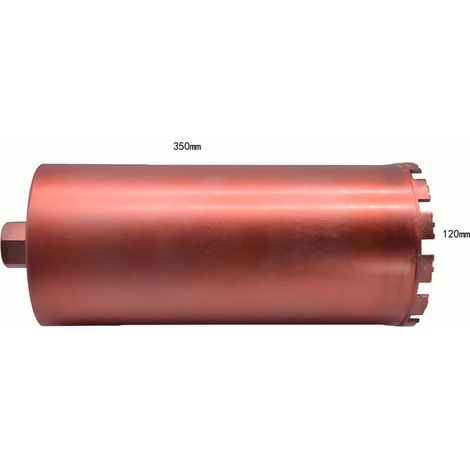 Couronne Diamant Ø 120mm pour carotteuse Forage à Sec et Humide Trépan Diamant Maçonnerie Béton carotteuse (1/5)