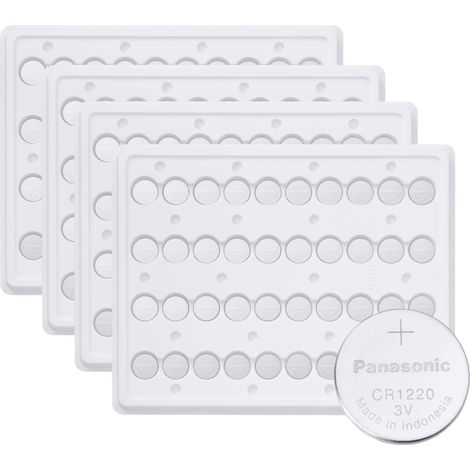 Panasonic Pile bouton CR 1220 3 V 1600 pc(s) 35 mAh lithium CR1220 Y846293 (1/3)
