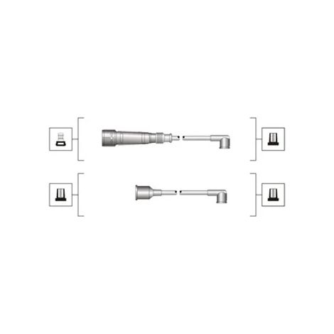 Kit de câbles d'allumage Magneti Marelli 941319170023 LANCIA