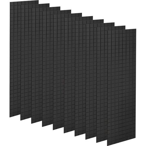 10 Feuilles 4800 Pièces Carreaux Miroir Mosaïque Autocollants 5x5 mm Petits Carreaux Miroir Carrés Autocollants, Noir (1/5)