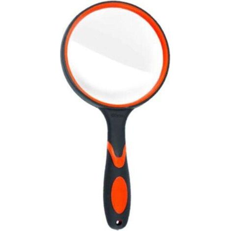 Grande loupe de lecture en verre pour livres scientifiques, journaux, lecture, insectes