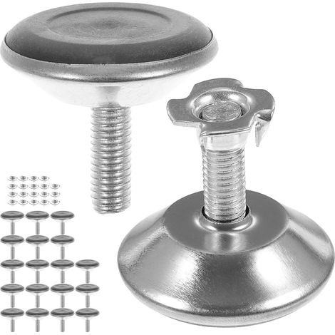jeux de pieds de meubles réglables M8x23 avec écrous carrés (1/5)