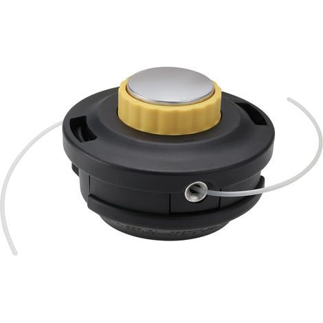 eMagTech 1-teiliger, erhöhter Trimmerkopf mit Fadenhaspel, kompatibel mit Makita DBC250, DBC290, DBC300, DBC340, M10x1,25 Linksgewinde (1/5)