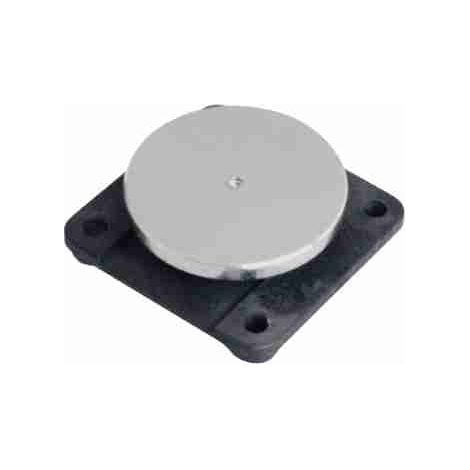 1353-CSA - 55 MM SCHWARZE GEGENPLATTE OHNE FUSS