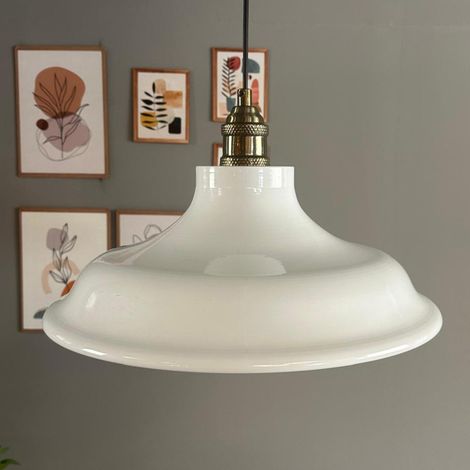 bamyum Bergo Suspension Luminaire Industrielle Rétro en Metal de 26 cm, Lustre de Salon Vintage, Éclairage de Plafond pour Chambre, Cuisine, Plafonnier, Lampe Suspendue (1/5)