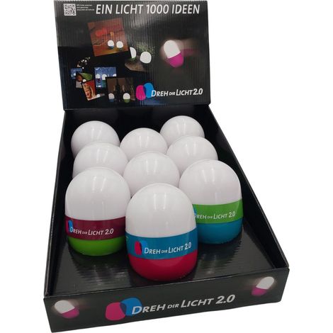 9 x Dreh Dir Licht 2.0 Nachtlicht Campinglampe Taschenlampe Leselampe Notlicht (1/5)
