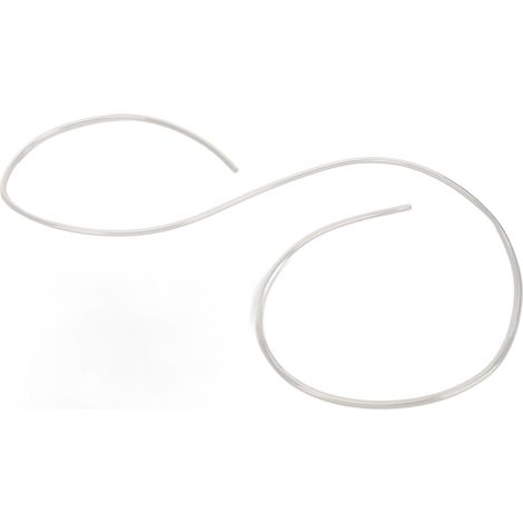 Tube d'embout auriculaire pour appareil auditif de 75 cm en PVC transparent, résistant à l'humidité et assurant une transmission sonore optimale pour les appareils auditifs contour d'oreille. (1/5)