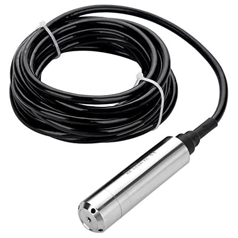 Capteur Niveau Liquide Immergeable 4-20mA Acier Inoxydable 316 DC24V Plage 0-5m Câble 6m pour Réservoir Eau Piscine Cuve (1/5)