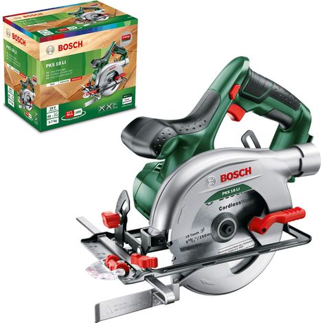 [NEUWERTIG] Bosch Akku Handkreissäge PKS 18 LI (ohne Akku, 18 Volt System, Schnitttiefenbereich bei 90°: 0 - 48 mm)
