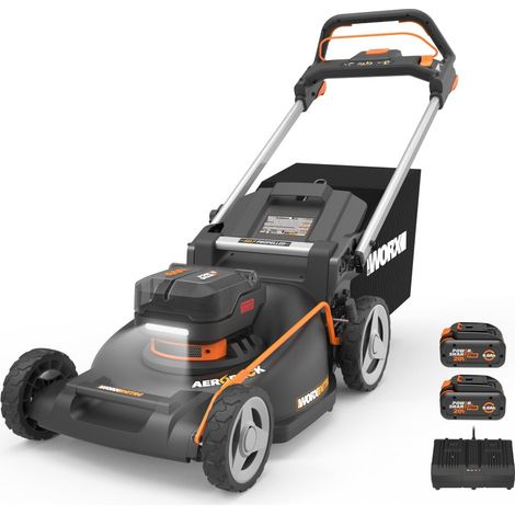 WORX Tondeuse sur batterie WORX Wg760e.1 40 V, l.51 cm