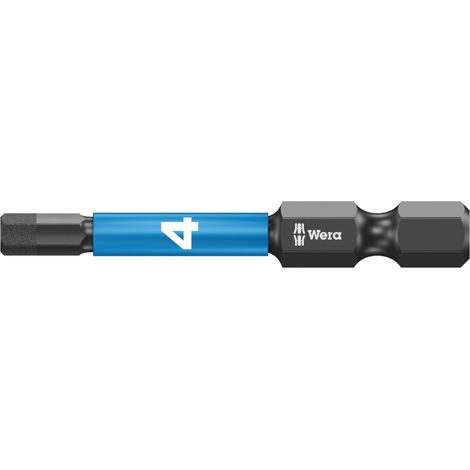 Bit 840/4 IMP DC 4mm L.50mm 1/4 Zoll E6,3 Impaktor,DC WERA 5 Stk