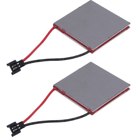Lot de 2 plaques thermoélectriques pour ventilateur de cheminée et poêle à bois rechange réparation résistant 227°C (1/5)