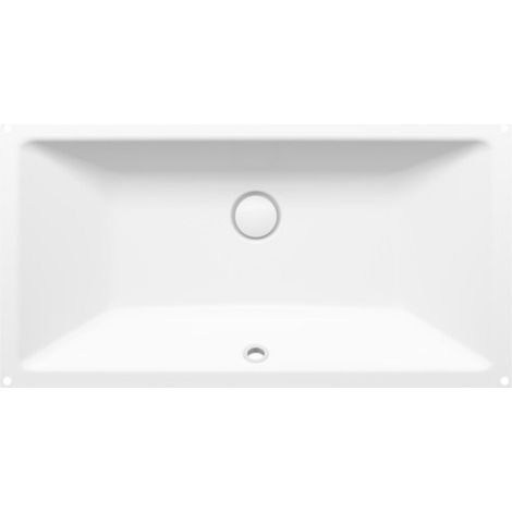 Lavabo BetteLoft, rectangular, sin agujero para grifo, con (1/5)