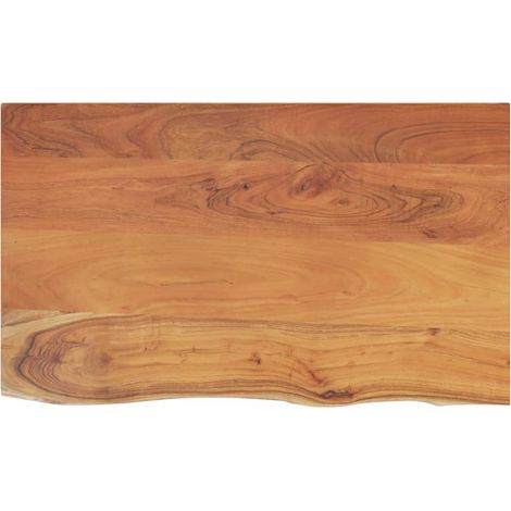 Comptoir de salle de bain 110x60x3,8 cm rectangulaire acacia CFW15010 (1/5)