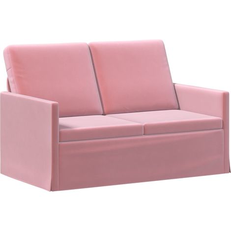 Sofá de 2 plazas Rosa 130 x 81 x 82 cm PWNEDBYLORD666YWH vidaXL (1/5)