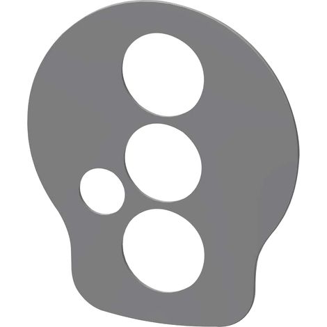 KWC AR Rosette, F5, Edelstahl,  für Armatureneinheit, Baujahr bis 2021