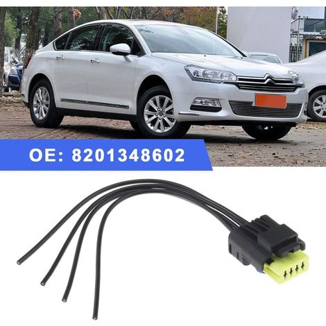 Stück Kfz-Kraftstoffpumpen-Kabelbaumstecker 4-polig 8201348602 15 cm Kraftstoffpumpen-Tanksensor-Anschluss Kfz-Ersatzteile (1/4)