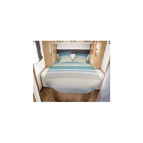 Lit tout fait JANVIK 140 x 190 coupé à gauche pour caravane et camping-car