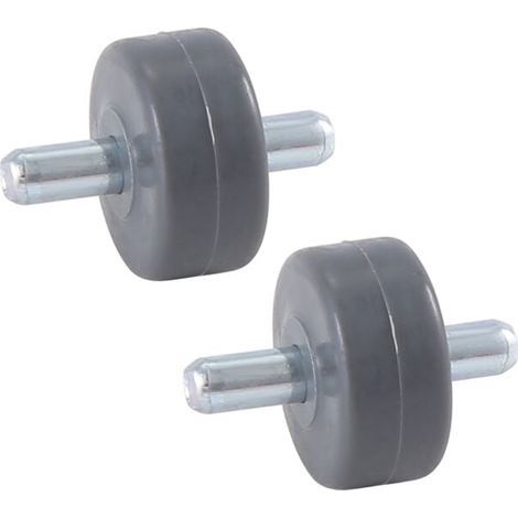 2 ruedas de cepillo para suelos para aspiradoras NV350, NV352, NV355, NV356E, NV500, NV501 y más. (1/4)