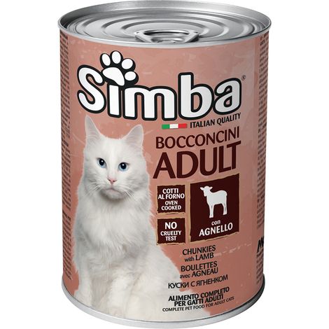 BOCCONCINI PER GATTI 'SIMBA' agnello - gr 415- 24 pezzi - MONGE
