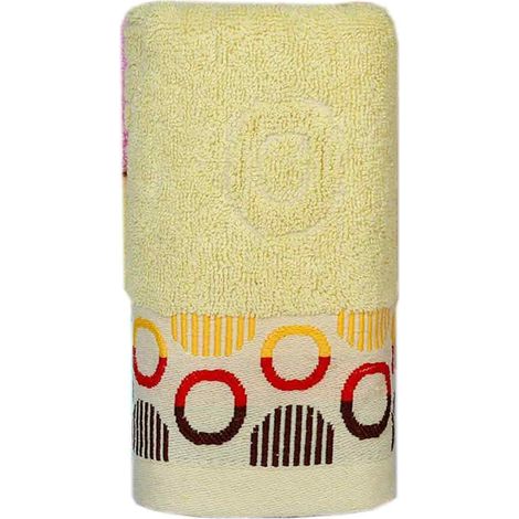 2 serviettes de toilette en coton, motif carreaux, 32 x 72 cm, douces et absorbantes, pour hôtel ou maison (1/5)
