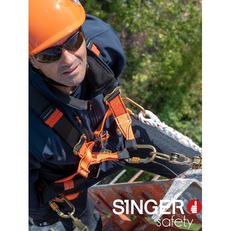 Connecteur symétrique en acier fermeture à vis - ouverture 18 mm - SINGER - OVABASE