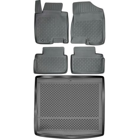 Juego de alfombrillas para Hyundai i30 II Kombi (2012-2017) - Alfombrilla para coche + alfombrilla para maletero (1/5)