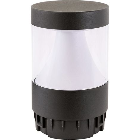 Borne D'Éclairage Ges2390 En Aluminium Anthracite - Tête Avec Module Led 12W/16W/20W, Ip65, 3000K/4000K/5000K, Traitement C4 - Gealuce (1/3)