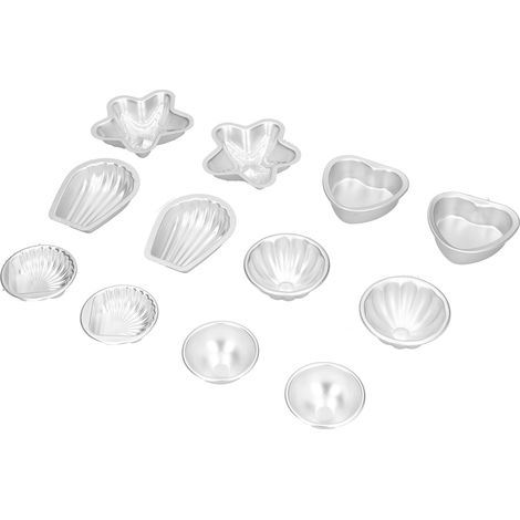 Moule à gâteau professionnel en alliage d'aluminium pour la cuisson à domicile, portable, pour boules de sel de bain, ensemble n° 18 (1/5)