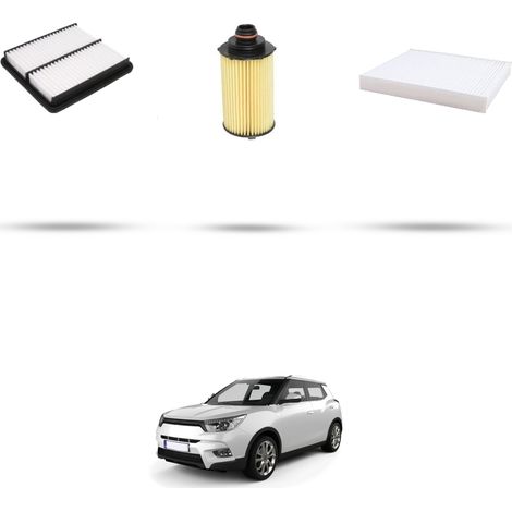 Kit tagliando 3 filtri compatibile con Ssangyong Tivoli 1.6 D 85kw dal 2015 (1/5)