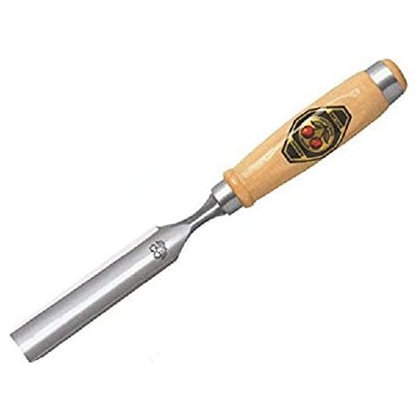Kirschen Hohlbeitel mit WeiÃübuchenheft 16 mm handgeschmiedet Stecheisen 1431016