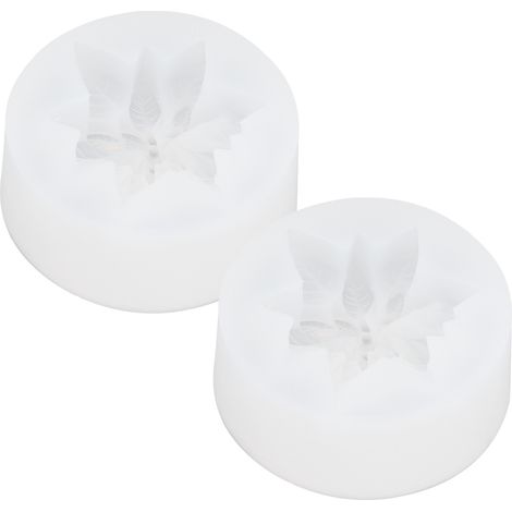 2er-Set Silikonformen für Blumen, DIY-Aromatherapie-Kerzen, Gips, Schokoladenkuchen und Seife (1/5)