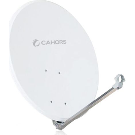 Antenne Parabole Satellite ALUMINIUM - Cahors ANT 80HD - 80 CM, Gain 38,1 dB, 12,625 GHz