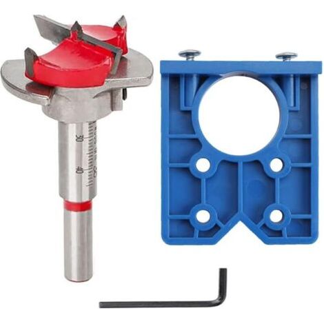 Gabarit de perçage pour charnières, 35 mm, jeu de mèches pour trous de charnières dissimulés, fraise pour charnières de porte, armoires de cuisine