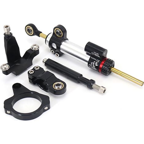 Pièces de modification pour moto Yamaha YZF R7 2021-2023 : stabilisateur de direction avec amortisseur en titane.