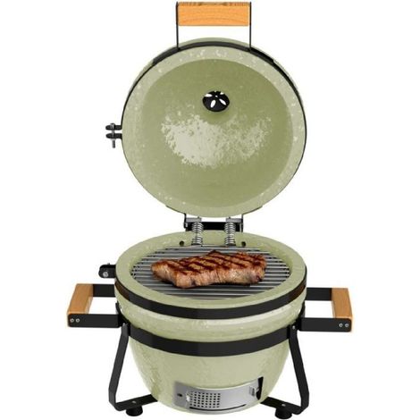 Cecotec Keramikgrill Holzkohlegrill DragonFire 3200. Hitzebeständig bis 1000 ºC, Durchmesser 32 cm, Rise & Feast System