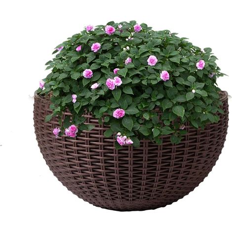 Jardinière murale suspendue, pots de fleurs suspendus, paniers à plantes demi cercles (1/5)