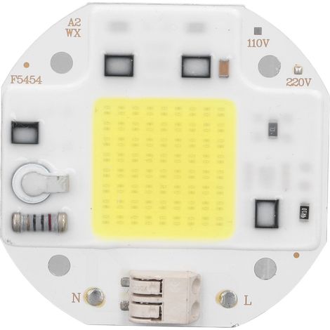 Perle de lampe COB haute puissance, puce LED, lecteur de luminosité gratuit pour projecteur à monter soi-même, éclairage intérieur 220V (1/5)