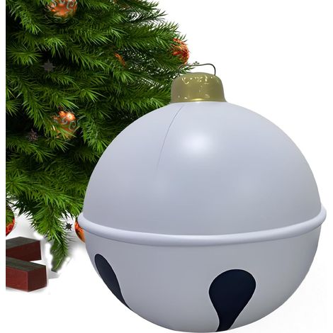 Boules de Noël Gonflables Grandes Décorations Gonflables en PVC De 61 Cm  Boules de Noël Gonflables pour Extérieur Pour Ambiance Festive Hivernale dans Jardin Cour Halloween Noël (1/5)