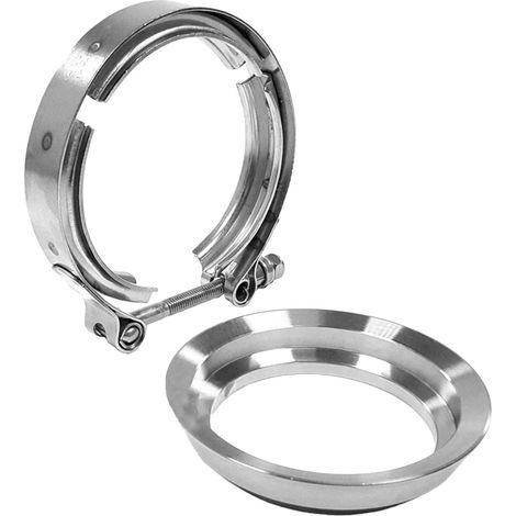 V-förmige Schlauchschelle, kompatibel mit Edelstahlflanschen S369 SX E S200 S300, wasserdicht, 3 Zoll. (1/5)