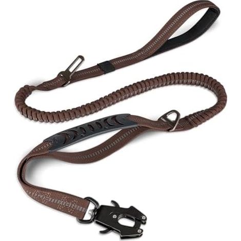 Laisse Tactique Chien Anti-Traction, Ceinture Sécurité Voiture (1/5)