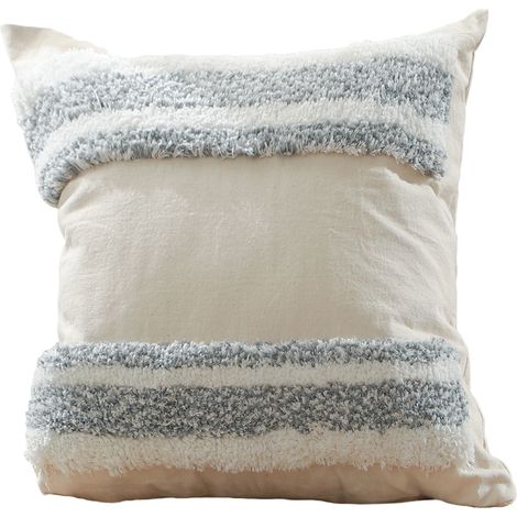 Cuscino in stile boho Bali - Copertura e riempimento inclusi - Kalinda Grigio