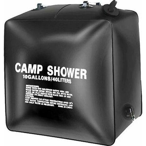 Sac de douche solaire 40 L, bain de camping extérieur – (1/5)