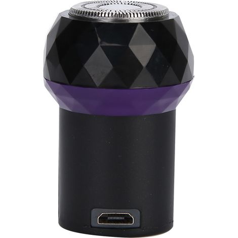 Rasoir électrique multifonctionnel UV professionnel, tondeuse à barbe portable, noir (MICRO USB) (1/5)